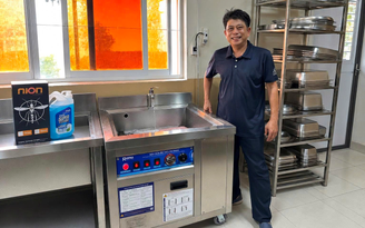 Máy rửa siêu âm Rama: Cuộc đua làm sạch công nghiệp ứng dụng cho lĩnh vực F&B