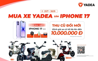 YADEA khởi động mùa tựu trường 2026 với chương trình ‘Mua xe YADEA - Săn iPhone 17’