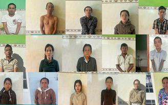 Vụ dàn cảnh cướp dây chuyền của du khách tại Tân Huê Viên:Khởi tố 19 bị can