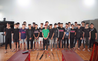 Xử lý 30 thanh thiếu niên ở Cần Thơ mang hung khí đi giải quyết mâu thuẫn