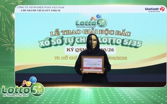 Chỉ trong 1 tháng, xổ số quay nhanh Lotto 5/35 đã có 5 tỉ phú độc đắc!