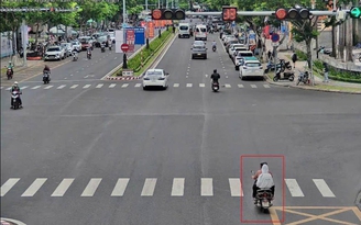 Không có CSGT, xe máy vi phạm ở Đà Nẵng vẫn bị phạt nguội qua camera