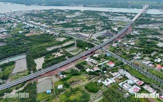 Nút giao Rừng Sác gần 3.000 tỉ đồng: Nhiều mũi thi công đồng loạt triển khai