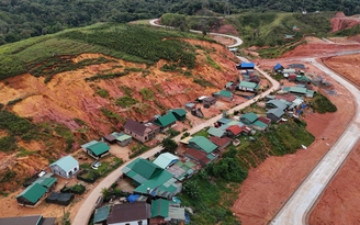 Sạt lở ở Lâm Đồng phải di dời 13 hộ dân
