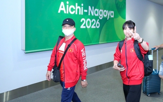 Đoàn thể thao Việt Nam đã đến Nhật Bản an toàn, sẵn sàng chinh  phục ASIAD 2026