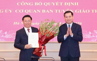 Ông Trần Thanh Lâm giữ chức Bí thư Đảng ủy cơ quan Ban Tuyên giáo T.Ư