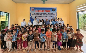 Xây mới điểm trường giữa vùng cao, diễn viên Luân Nguyễn nối dài Trái tim hồng