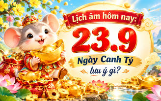 Lịch âm hôm nay 23.9: Ngày Canh Tý có gì đáng lưu ý?