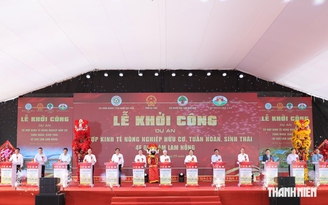 Khởi công tổ hợp kinh tế nông nghiệp tuần hoàn 4F hơn 1.200 tỉ tại Hà Tĩnh