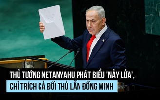 Thủ tướng Israel công kích cả địch thủ lẫn đồng minh tại kỳ họp Liên Hiệp Quốc
