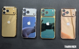 iPhone 18 Pro Max mạ vàng, đính kim cương giá hơn 200 triệu đồng tại Việt Nam
