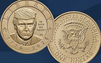 Đồng xu vàng 1 USD in hình ông Trump có giá bao nhiêu?