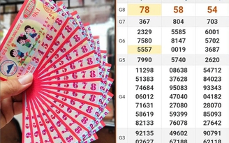 Nhờ dãy số đẹp 345678, nhiều người may mắn trúng xổ số miền Nam
