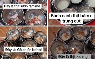 Suất ăn của trẻ bị phản ánh sơ sài, đại diện nhà trường nói gì?