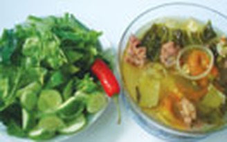 Nhớ món canh dưa