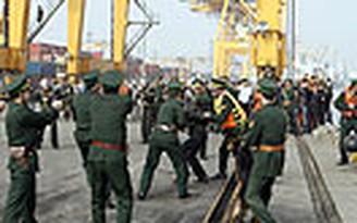 Diễn tập chống khủng bố tại cảng Hải Phòng