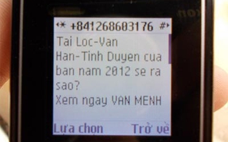 Bói toán, tử vi… dụ dỗ người dùng ĐTDĐ