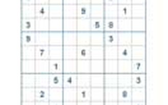 Mời các bạn thử sức với ô số Sudoku 2174 mức độ Rất Khó