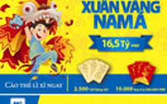 Cào trúng thưởng “Xuân vàng Nam Á”