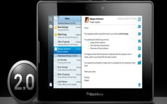 Hệ điều hành PlayBook OS 2.0 lên kệ