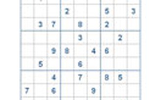 Mời các bạn thử sức với ô số Sudoku 1882 mức độ Khó