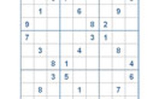 Mời các bạn thử sức với ô số Sudoku 1891 mức độ Khó