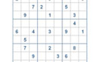 Mời các bạn thử sức với ô số Sudoku 1894 mức độ Rất Khó