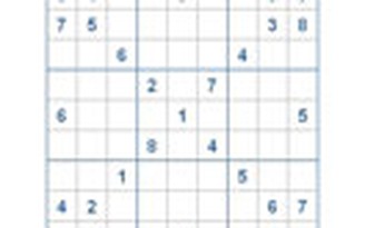 Mời các bạn thử sức với ô số Sudoku 1909 mức độ Khó