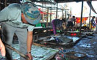 Cháy chợ ở Cà Mau, thiệt hại hơn 6 tỉ đồng