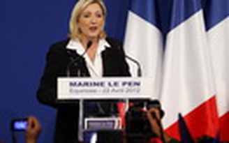 Bầu cử Tổng thống Pháp: Bà Le Pen không ủng hộ ông Sarkozy