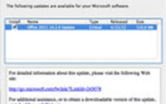 Microsoft phát hành Office 2011 SP2 cho OS X