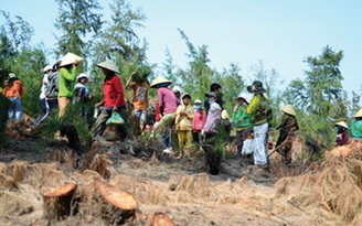 Cháy rừng, dân giữ cán bộ kiểm lâm