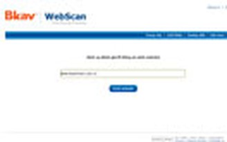 Kiểm tra lỗ hổng website với Bkav WebScan
