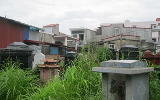 Nghĩa trang giữa khu dân cư
