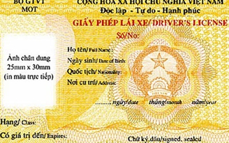 Cấp, đổi giấy phép lái xe theo mẫu mới: Hiện đại và tiện dụng