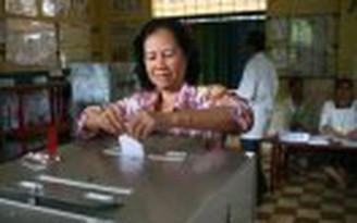 Đảng Nhân dân Campuchia cầm quyền giành thắng lợi Đảng Nhân dân Campuchia cầm quyền giành thắng lợi