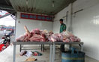 Một buổi sáng, phát hiện 9 vụ vận chuyển thực phẩm “bẩn”