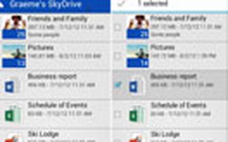 SkyDrive "cập bến" Android