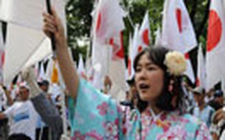 Nhật biểu tình phản đối Trung Quốc
