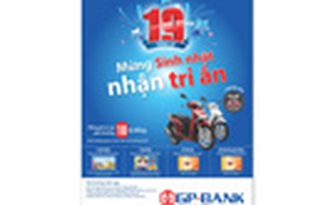 GP.Bank khuyến mại cực lớn với tổng giá trị 10 tỉ đồng