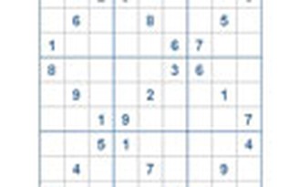 Mời các bạn thử sức với ô số Sudoku 2223 mức độ Rất Khó