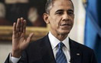 Tổng thống Mỹ Barack Obama tuyên thệ nhậm chức