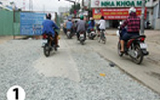 Đã trải nhựa mặt đường