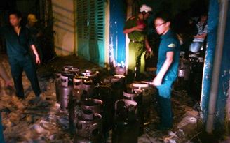 Cháy nổ tại đại lý gas, cả khu phố náo loạn Cháy nổ tại đại lý gas, cả khu phố náo loạn