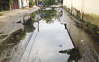 Nghẹt cống gây ô nhiễm