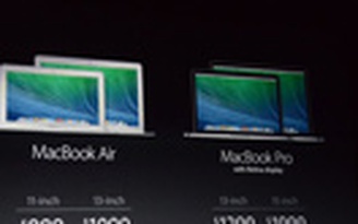 Apple công bố dòng MacBook Pro Retina mới