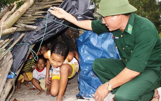 Đào hầm, thông cống làm nơi trú ẩn