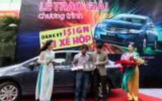 Khách hàng 9x của Viettel trúng thưởng ô tô Honda City