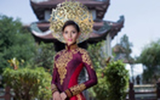 Hình ảnh bộ quốc phục Trương Thị May sẽ mặc tại Hoa hậu hoàn vũ 2013