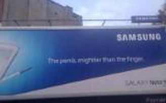 Samsung quảng cáo cho... 'thằng nhỏ'?